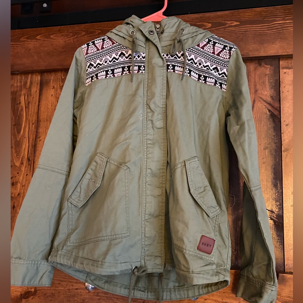 Roxy Utility Jacket with pattern